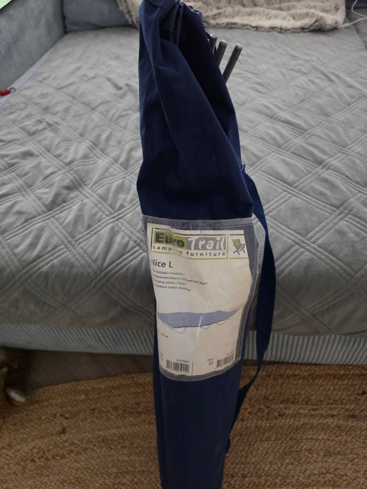 Euro Trail Nice L opvouwbaar stretcher campingbed, Ophalen of Verzenden, Zo goed als nieuw