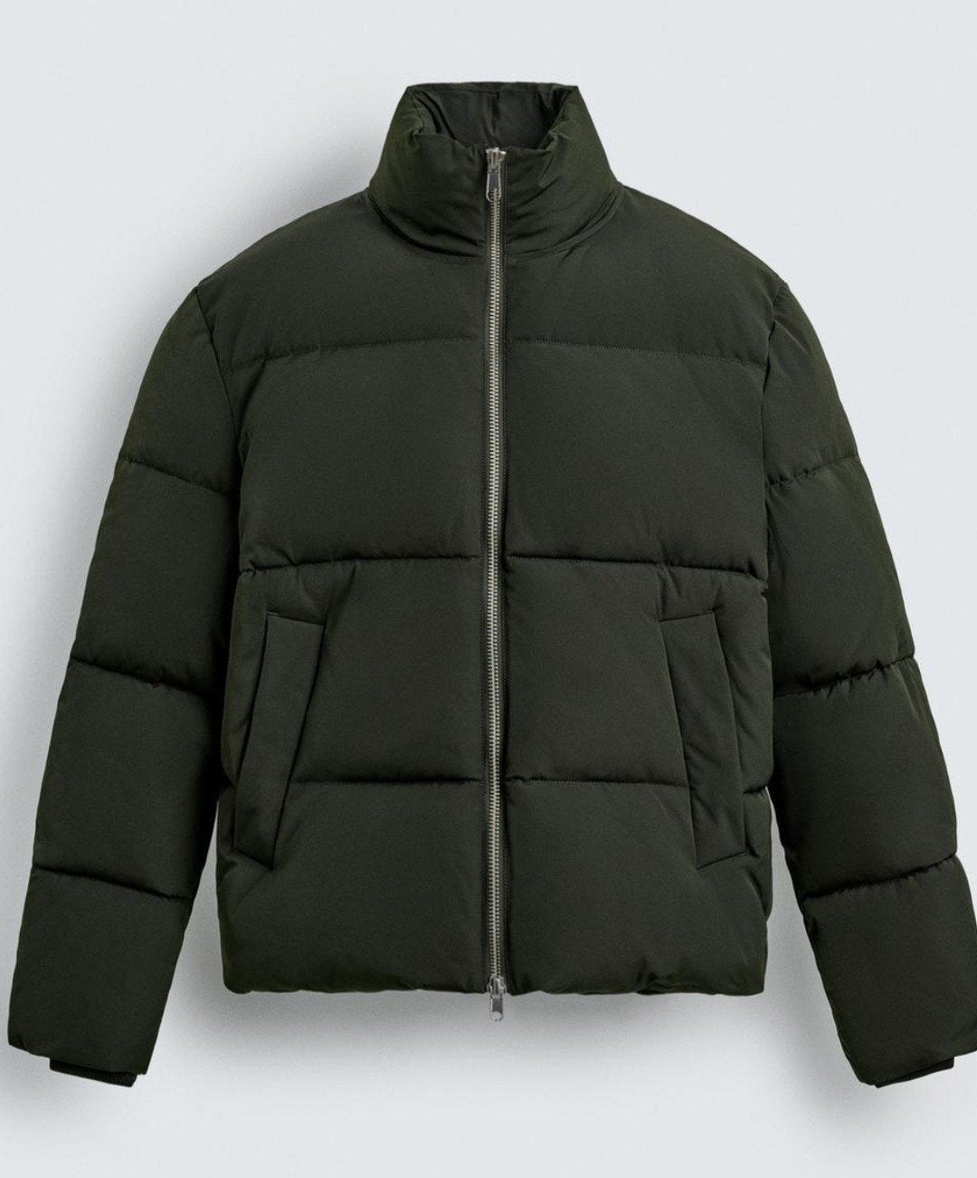 WATERAFSTOTEND GEWATTEERD JACK, Zara, Ophalen of Verzenden, Groen, Maat 56/58 (XL)