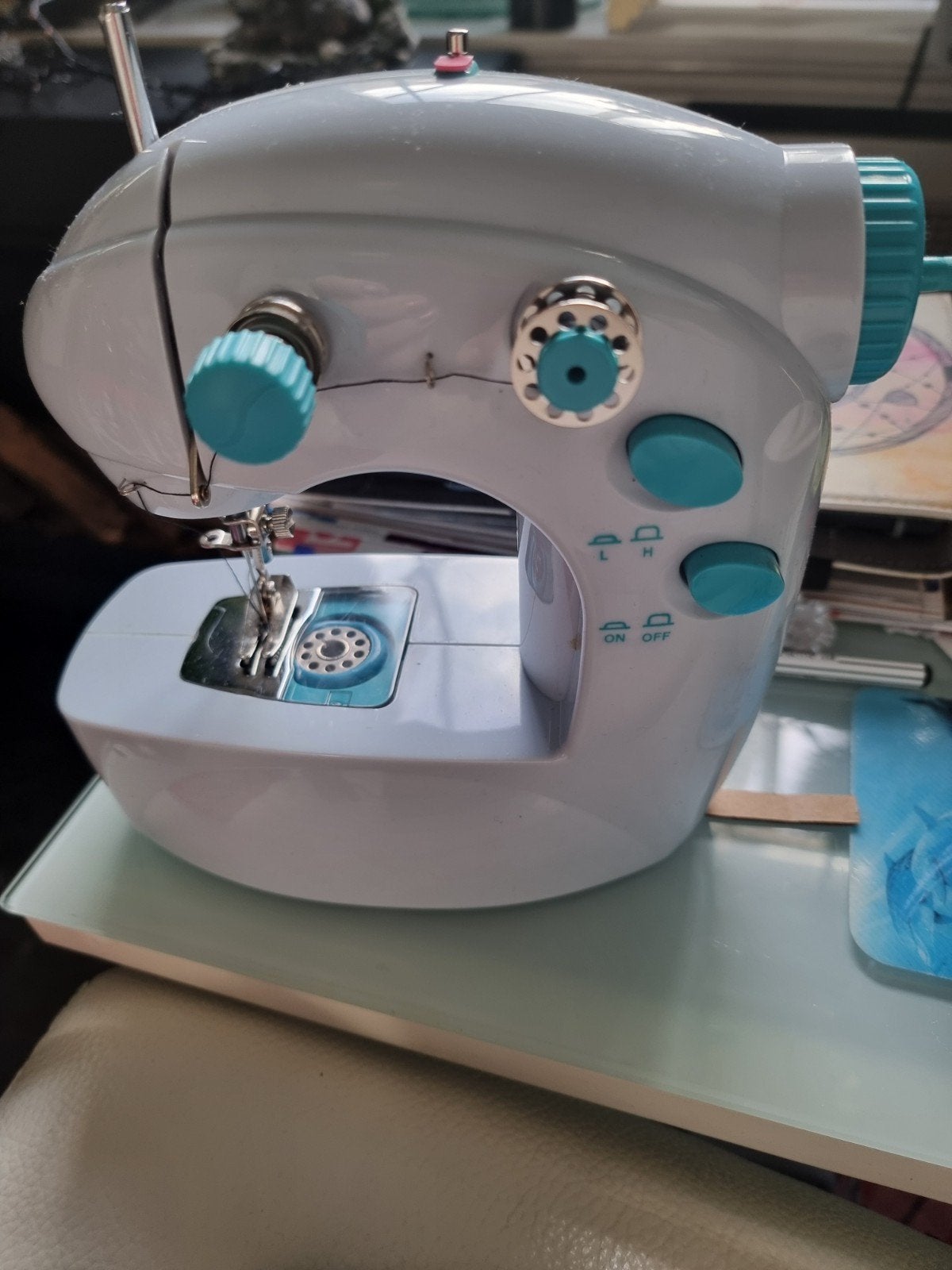 Leuke en werkende kindernaaimachine, Hobby en Vrije tijd, Ophalen, Gebruikt, Naaimachine, Overige merken