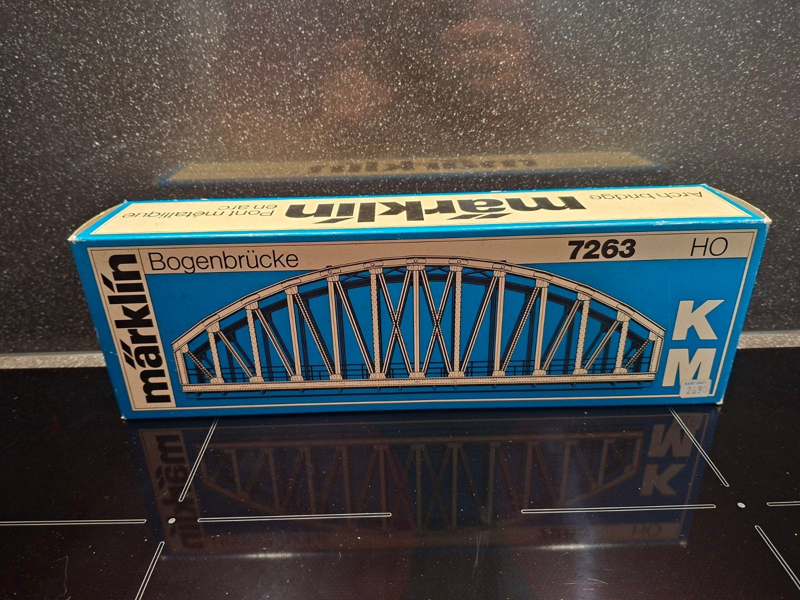 Marklin boogbrug 7263, Wisselstroom, Brug, Tunnel of Gebouw, Ophalen of Verzenden, Zo goed als nieuw