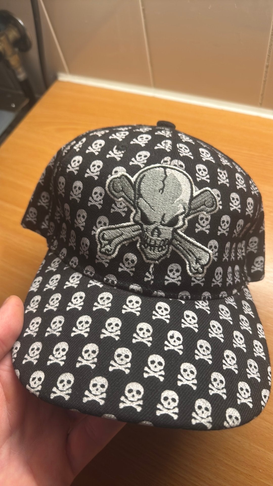 Skull cap, verstelbaar, Ophalen of Verzenden, Zo goed als nieuw