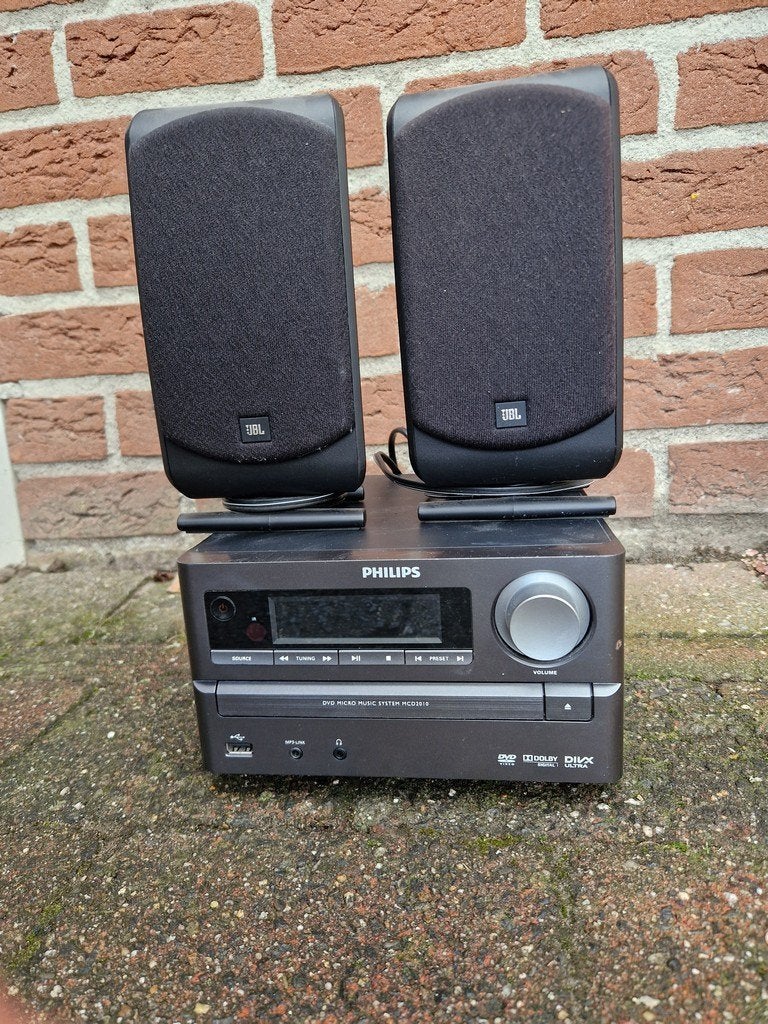 Stereoset met DVD-speler Philips, Audio, Tv en Foto, Ophalen, Philips, Gebruikt, MP3-aansluiting