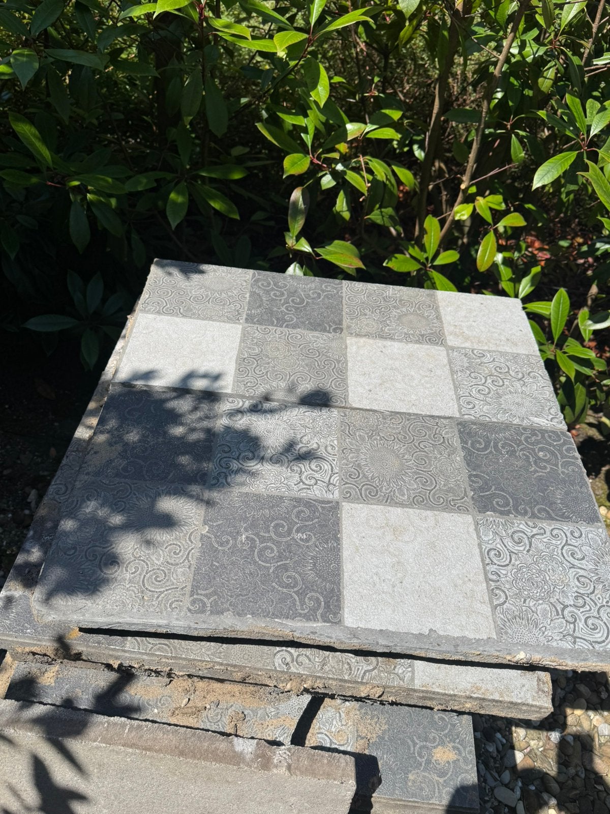 Gratis - 60x60 Tegels, Ophalen, Gebruikt, Beton, Terrastegels