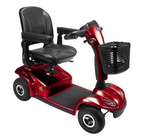 Scootmobiel, Leo, 4-wiel, Ruby Red, Ophalen, Zo goed als nieuw