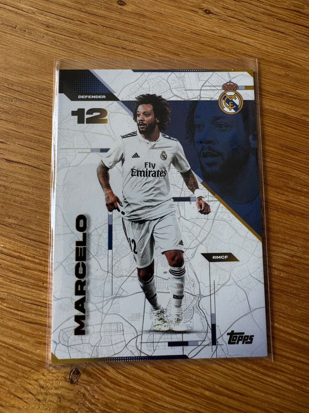 Marcelo Real Madrid Topps Modern Madrid, Ophalen of Verzenden, Zo goed als nieuw, Buitenlandse clubs, Poster, Plaatje of Sticker