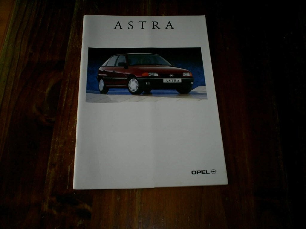 Opel Astra o.a. GSi 9 / 1991 12 pag., Verzenden, Zo goed als nieuw, Opel