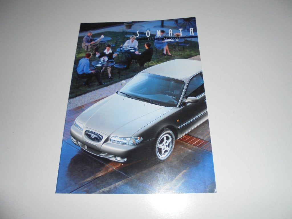 brochure Hyundai Sonata  1996, Ophalen of Verzenden, Nieuw, Overige merken