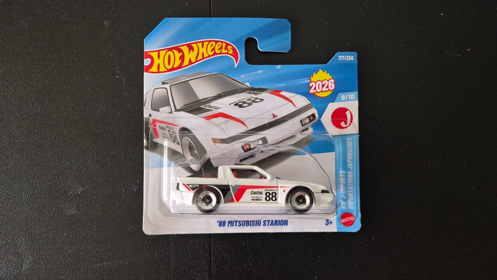 Hot Wheels Mitsubishi Starion 1988, Ophalen of Verzenden, Nieuw, Auto