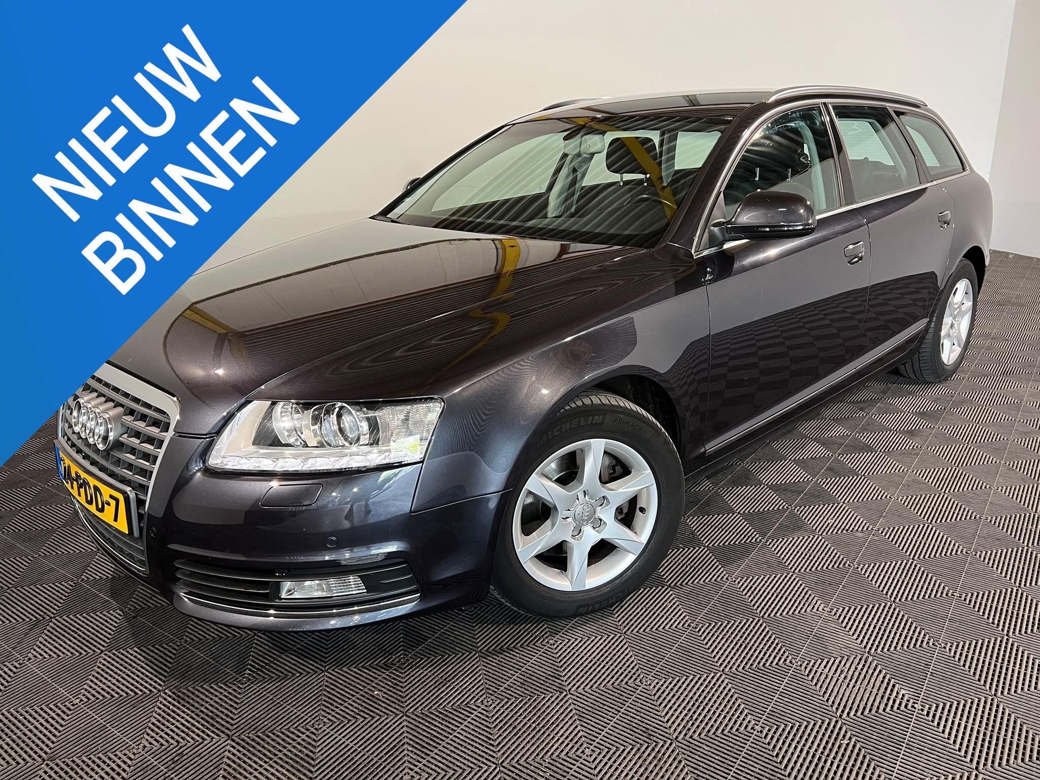 Audi A6 Avant 2.0 TFSI Advance, Auto's, Euro 5, Stof, Zwart, 4 cilinders