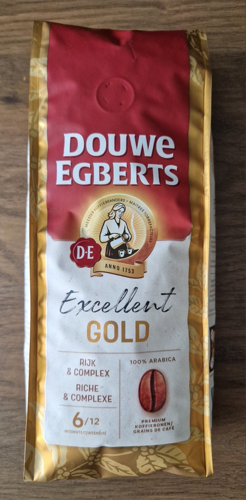 4x Douwe Egberts Excellent Gold koffiebonen, Ophalen