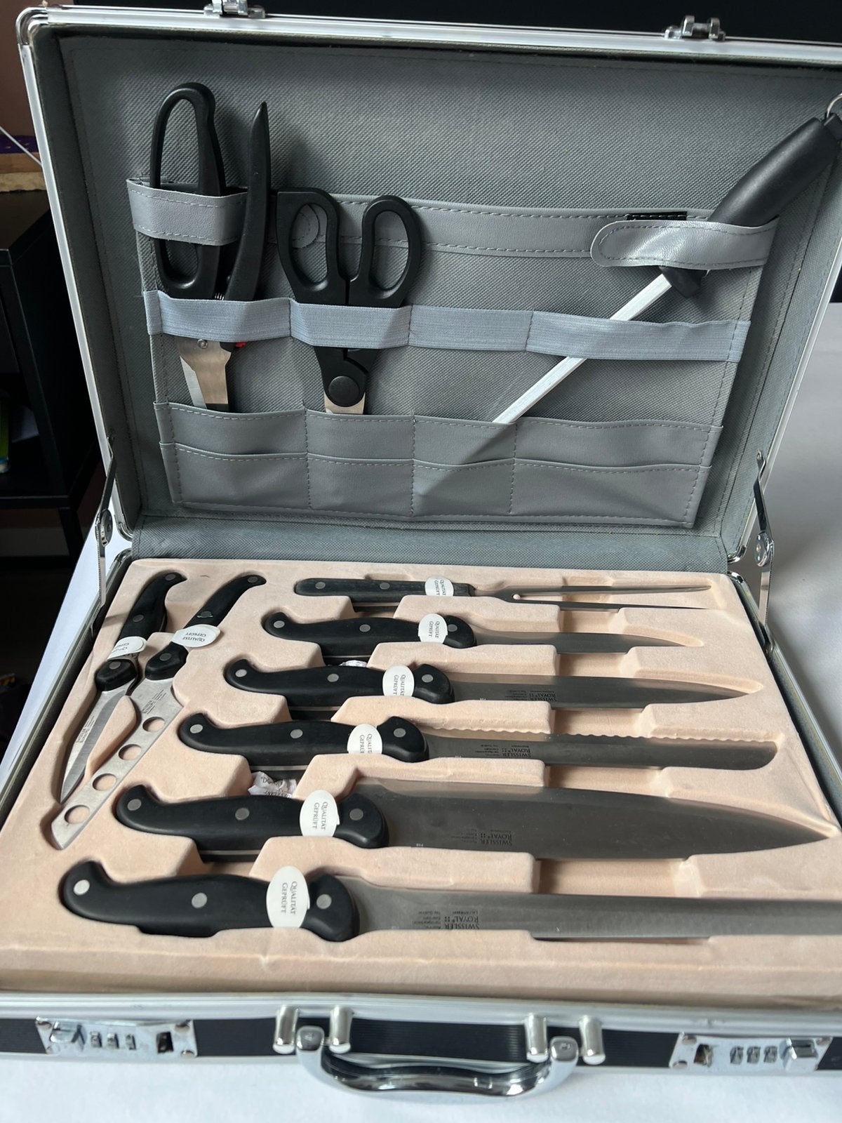 Swissler royal 24 dlg messenkoffer, Ophalen, Bestekset, Nieuw, Rvs of Chroom