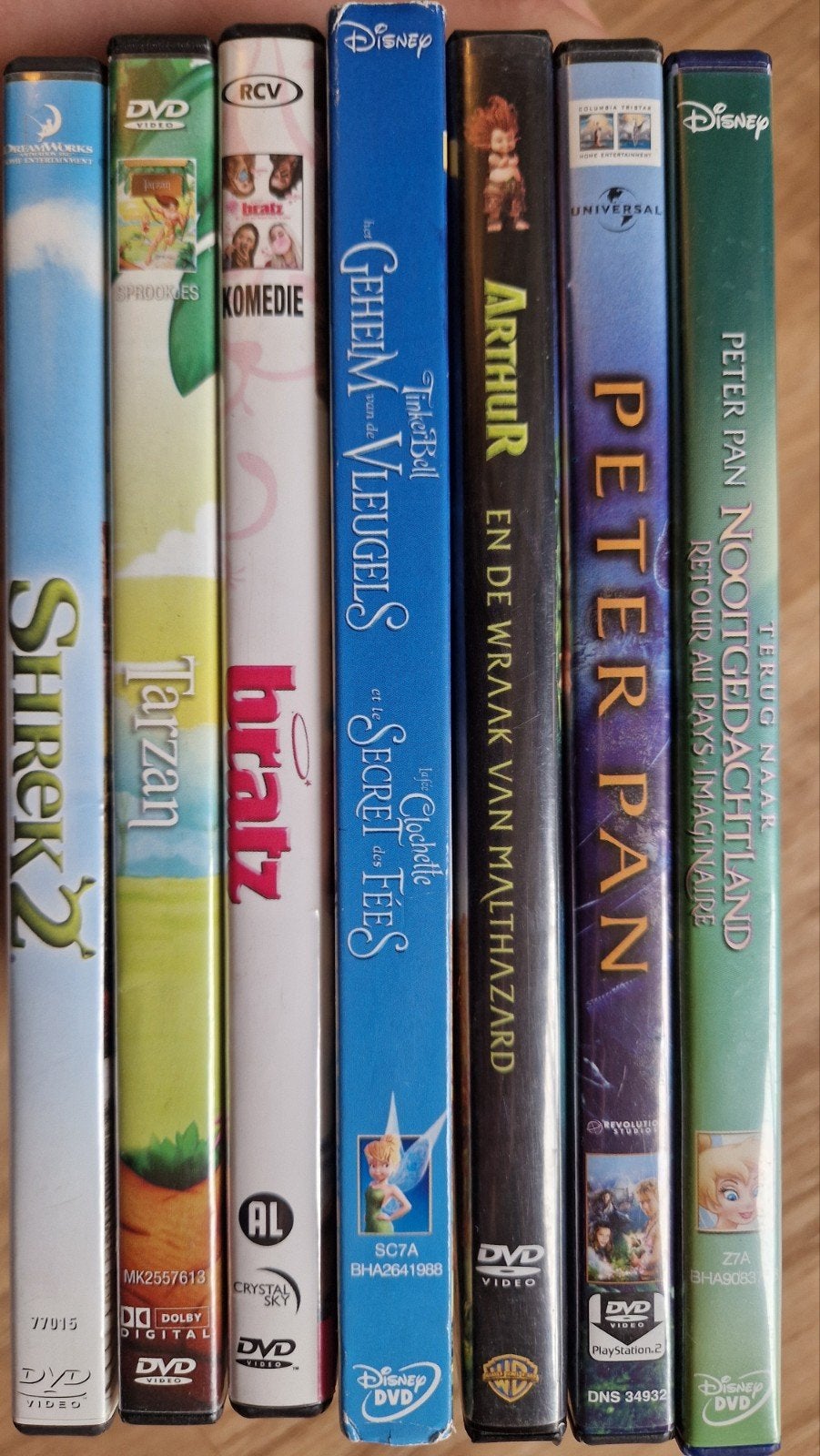 Diverse kinderfilms, Cd's en Dvd's, Alle leeftijden, Ophalen, Zo goed als nieuw