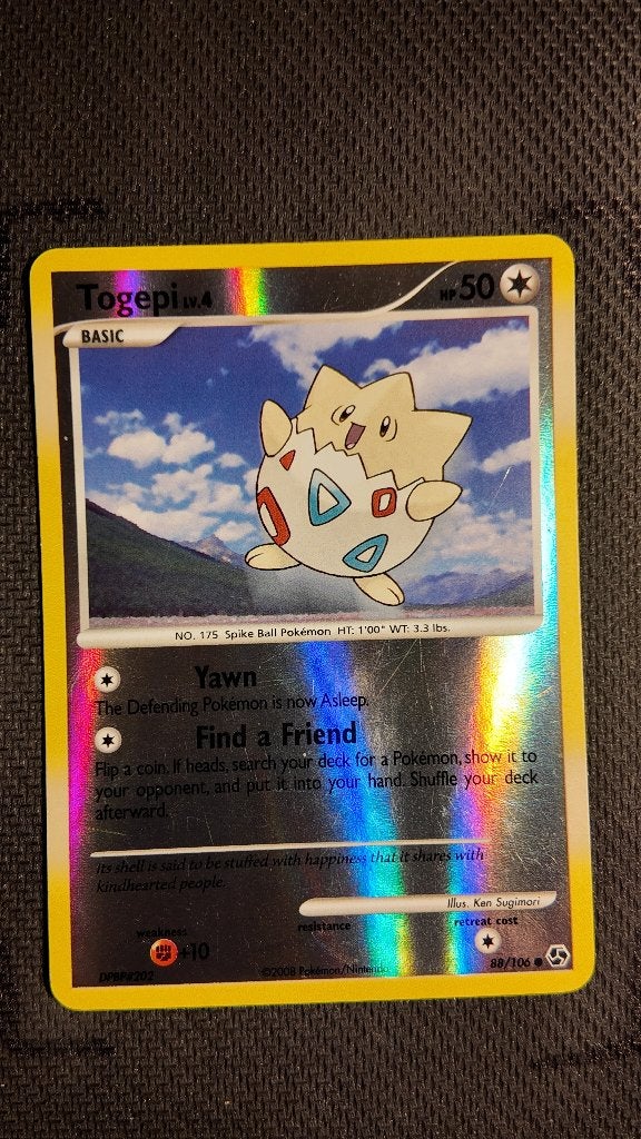 Togepi 88 Great Encounters | Pokemon kaart, Ophalen, Zo goed als nieuw, Losse kaart, Foil