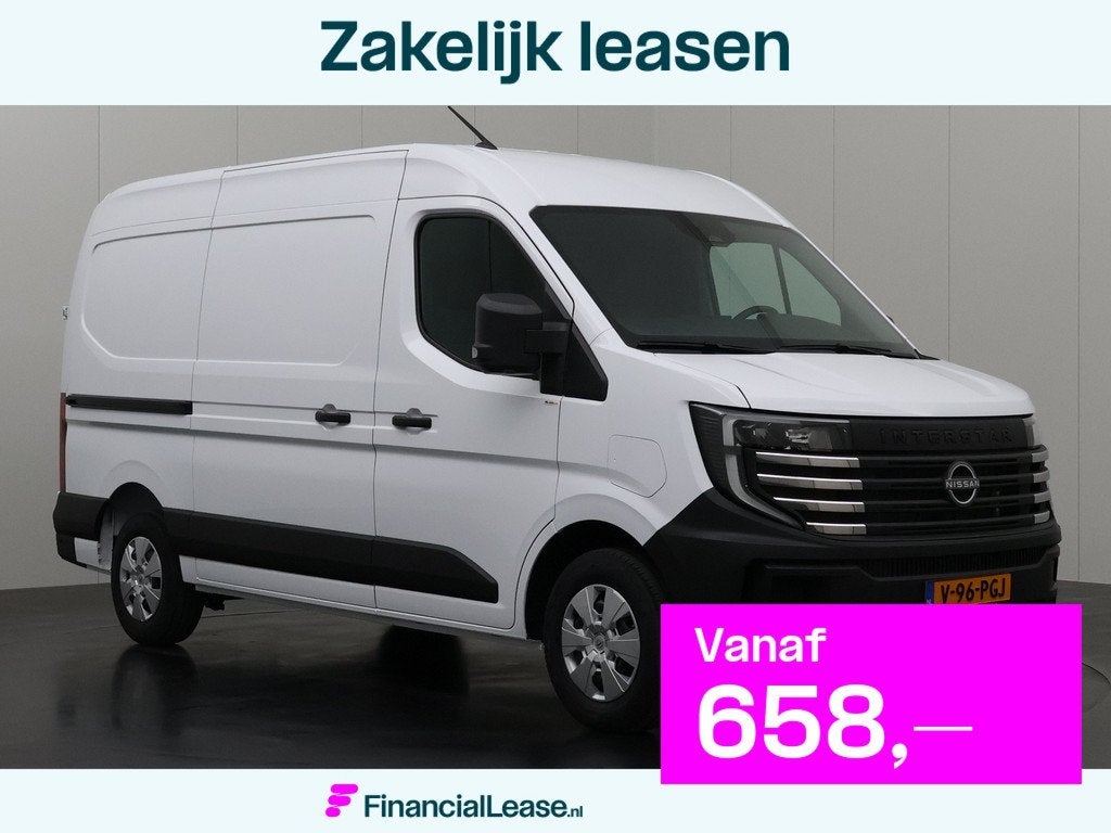 Nissan Interstar L2H2 Limited 87 kWh | 400Km WLTP | 5 Jaar g, Zwart, 143 pk, 2000 kg, Wit