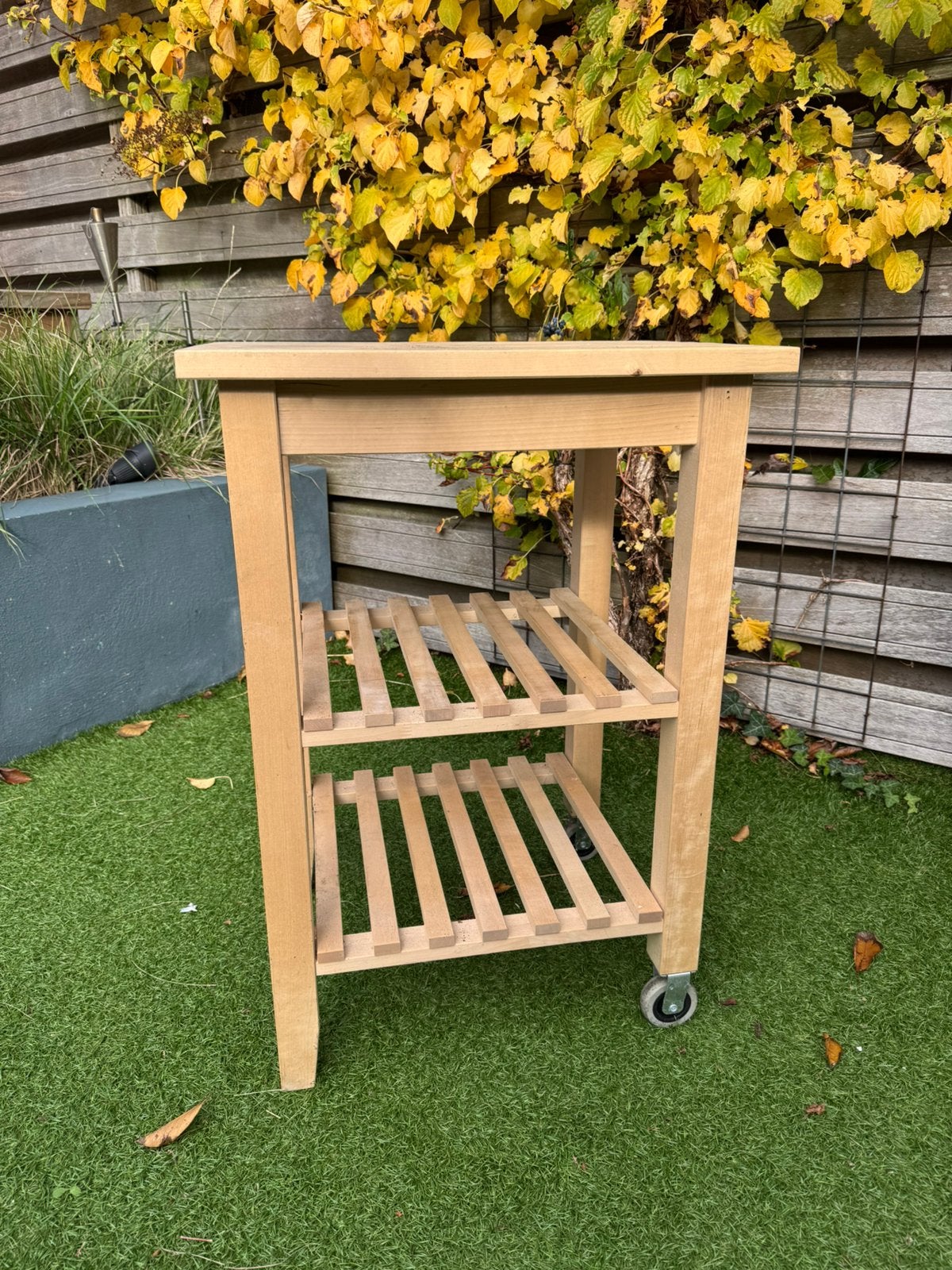 IKEA Bekvam trolley roltafel BBQ Tafel, Huis en Inrichting, Ophalen, Gebruikt, 50 tot 100 cm, 25 tot 50 cm