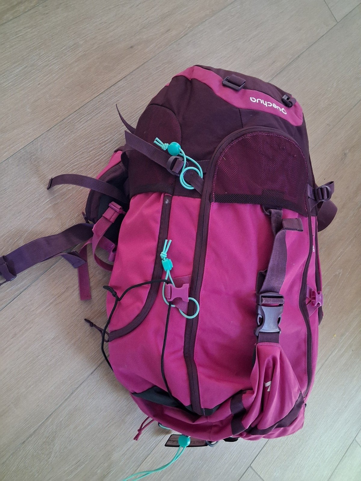 Quechua Forclaz 50 Trekking Rugzak - Paars/Roze, Sieraden, Tassen en Uiterlijk, Tassen | Rugtassen, Ophalen of Verzenden