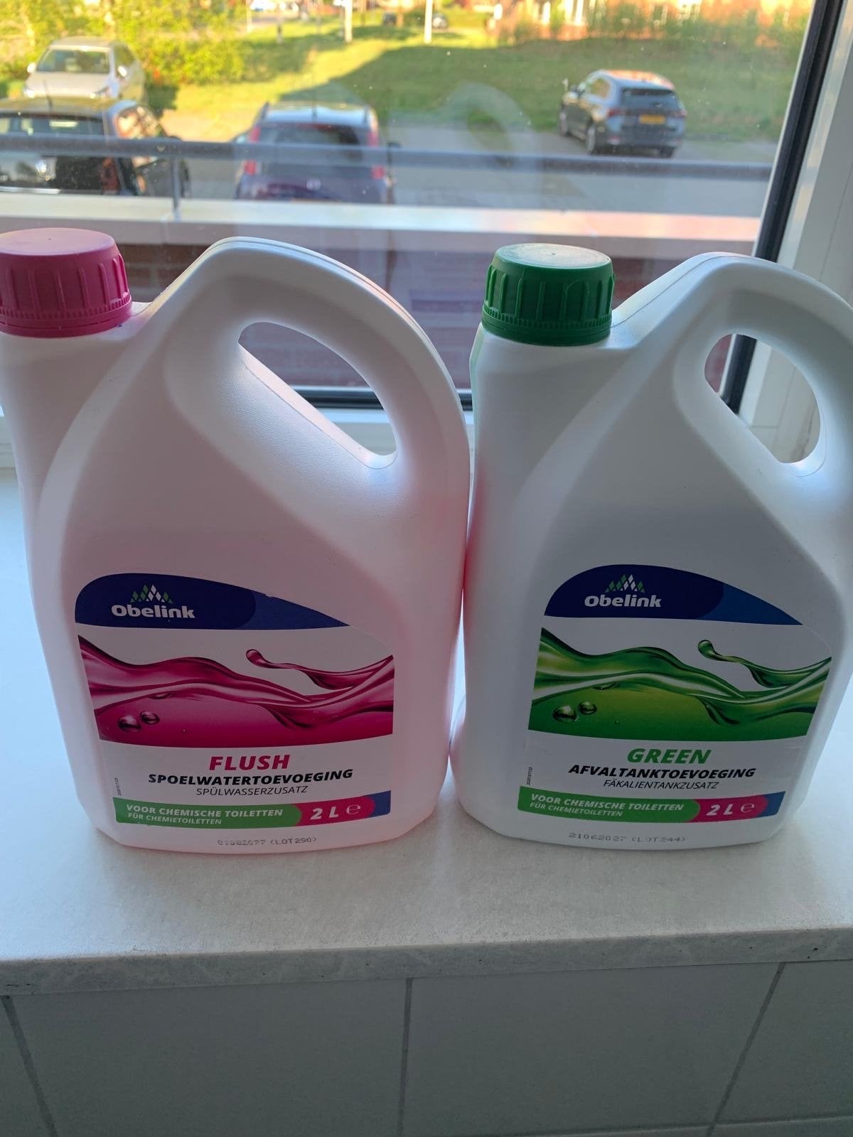 Obelink Flush & Green Toevoeging voor Chemische Toiletten (2, Caravans en Kamperen, Ophalen, Nieuw