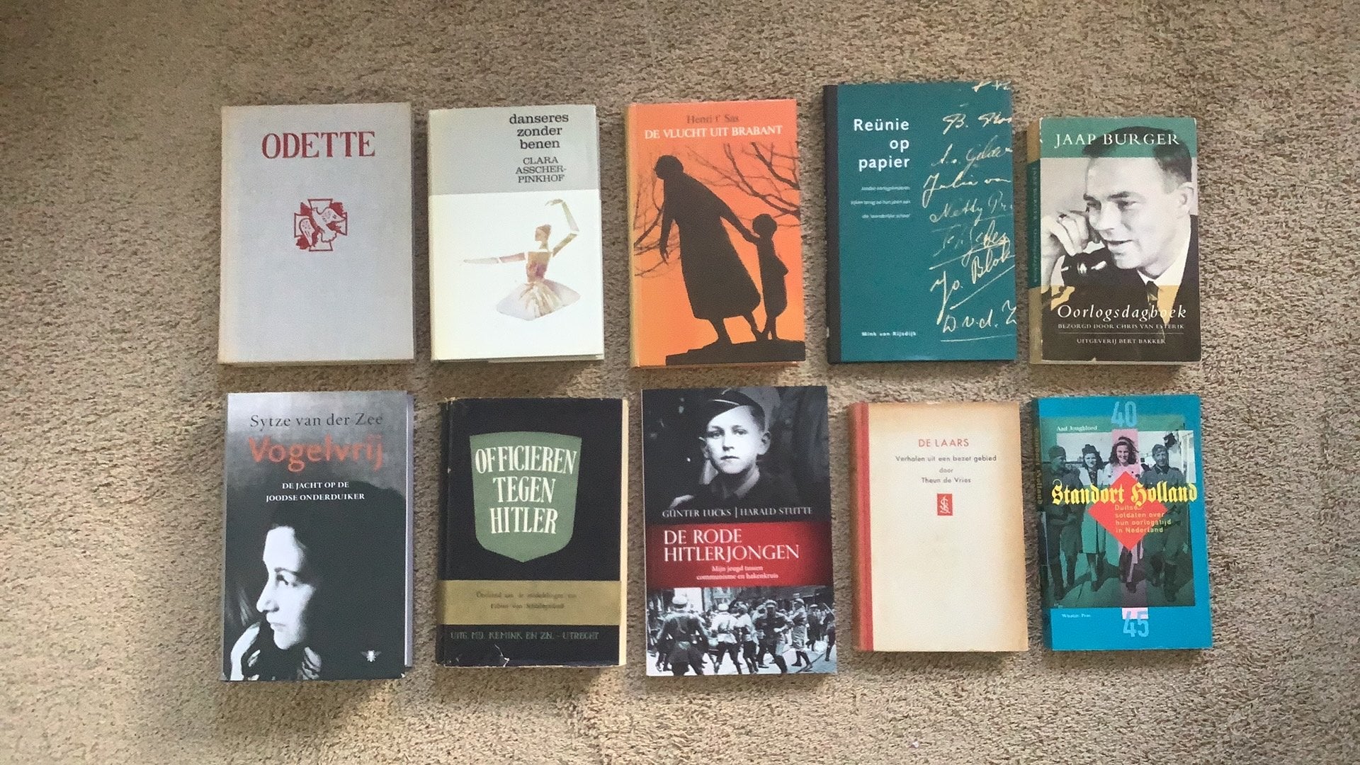Odette - Vogelvrij - Danseres zonder benen - Hitlerjongen -, Boeken, Ophalen of Verzenden, Tweede Wereldoorlog, Zo goed als nieuw