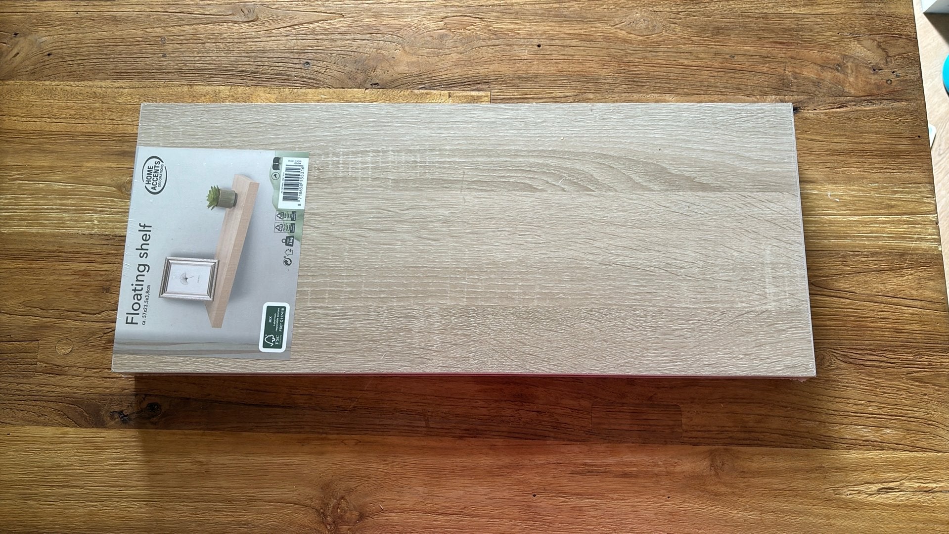 Ophang plank, Huis en Inrichting, Woonaccessoires | Wandplanken en Boekenplanken, Ophalen, Nieuw