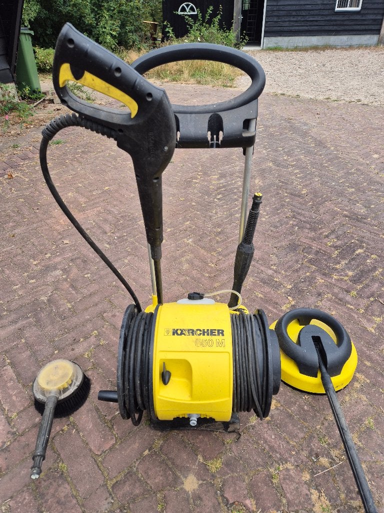 Hoge druk reiniger karcher M550, Tuin en Terras, Hogedrukreinigers, Ophalen, Gebruikt, Elektrisch, Karcher terras reiniger