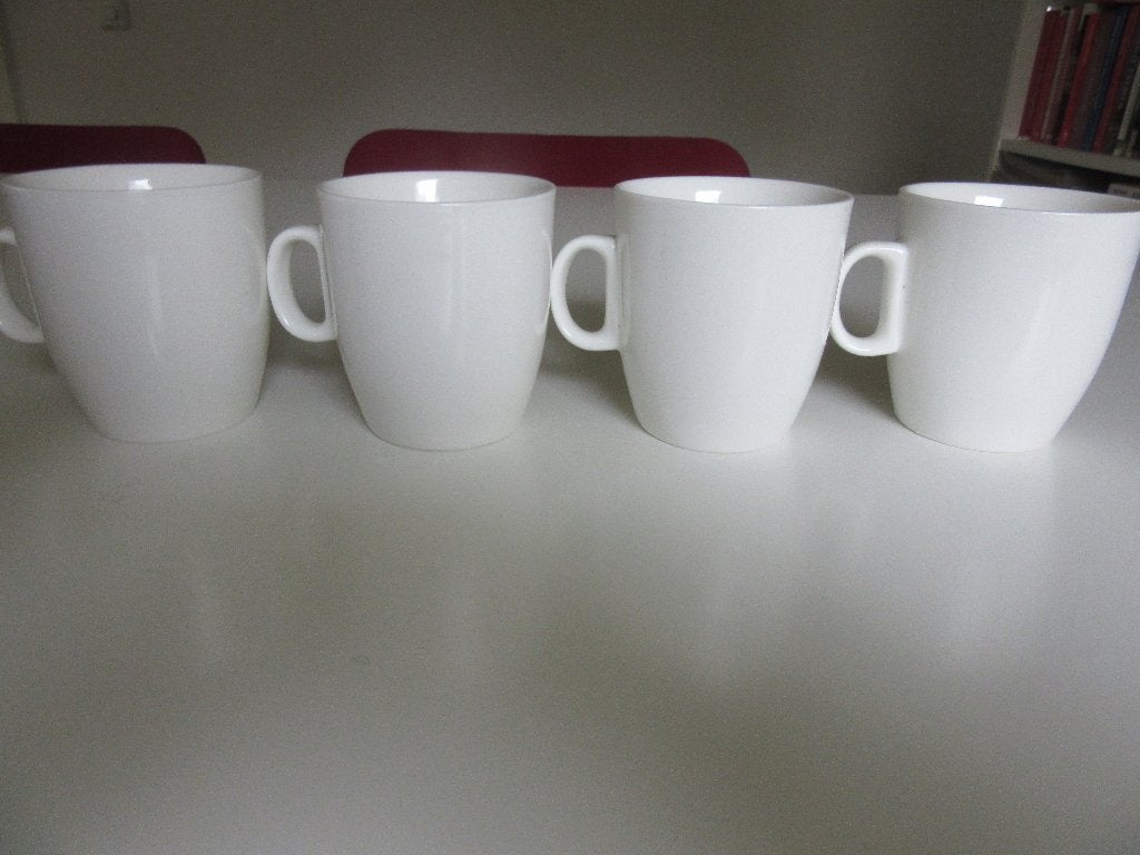 4x Siaki mok beker kop met dier leeuw / kat hond koe schaap, Overige materialen, Overige merken, Zo goed als nieuw, Overige stijlen