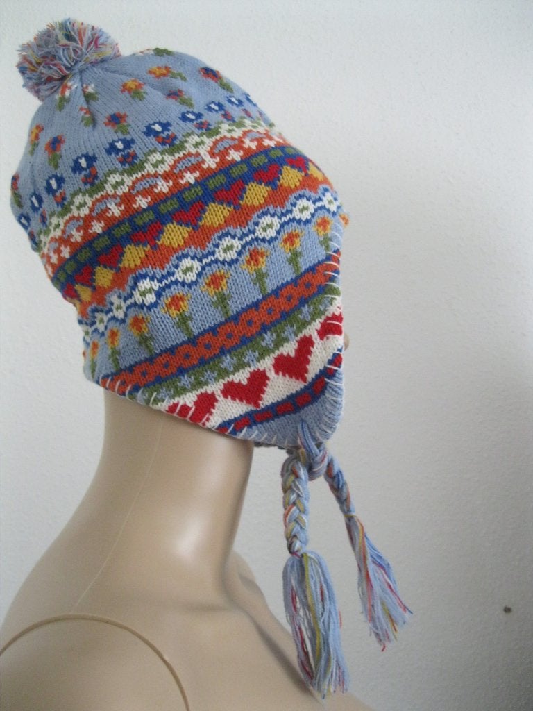 1 nieuwe veelkleurige wollen muts, Maat 38/40 (M), Nieuw, Ophalen of Verzenden, Onbekend