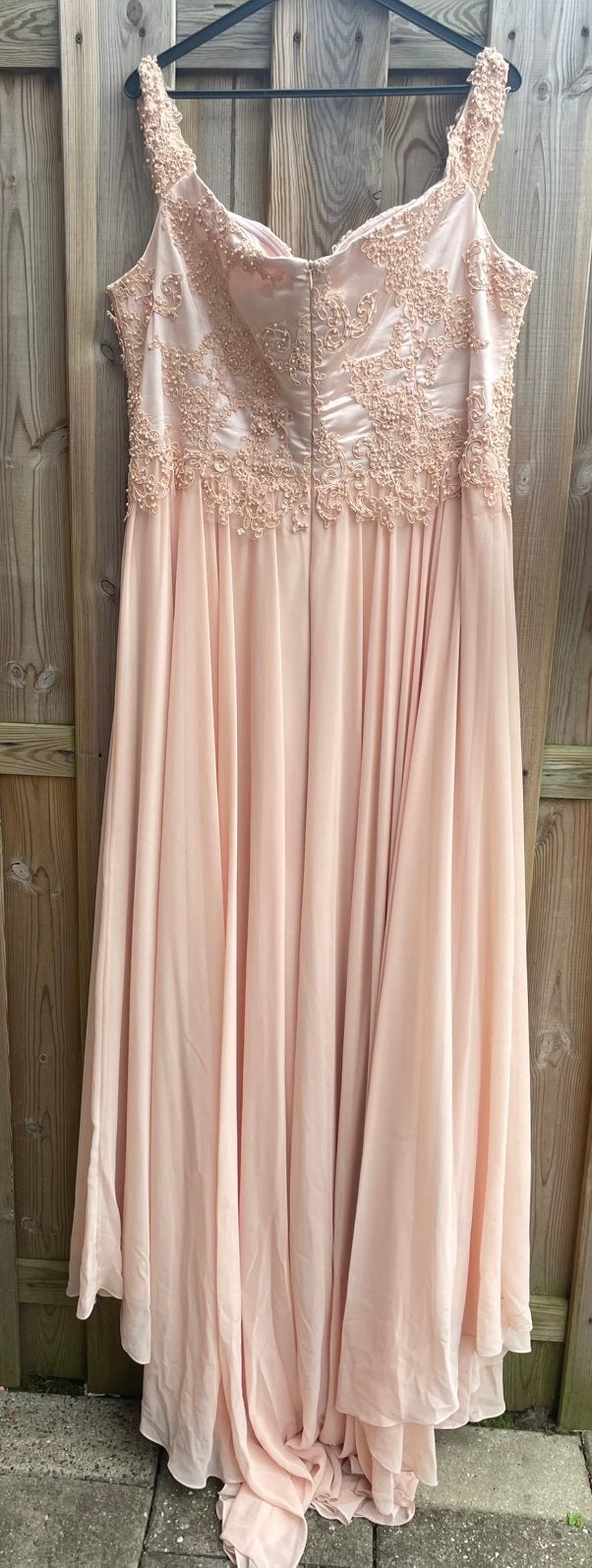 Prachtige Galajurk met sleepje, Kleding | Dames, Gelegenheidskleding, Galajurk, Maat 46/48 (XL) of groter, Ophalen of Verzenden