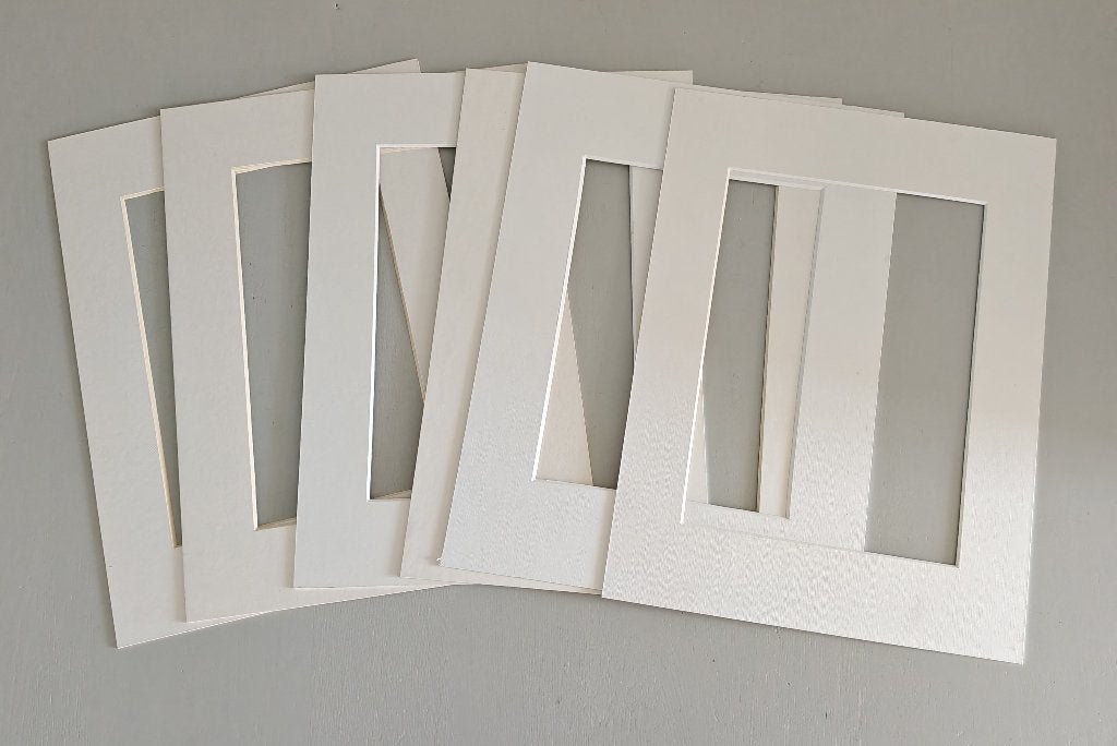 6x PASPARTOUT voor LIJST van 30 x 40 cm, Ophalen of Verzenden, Gebruikt, Overige materialen