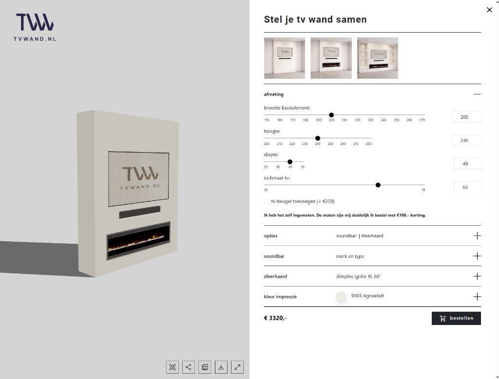 Foto 13 van Cinewall op maat | TV-wand bouwpakket | Nu 30% korting