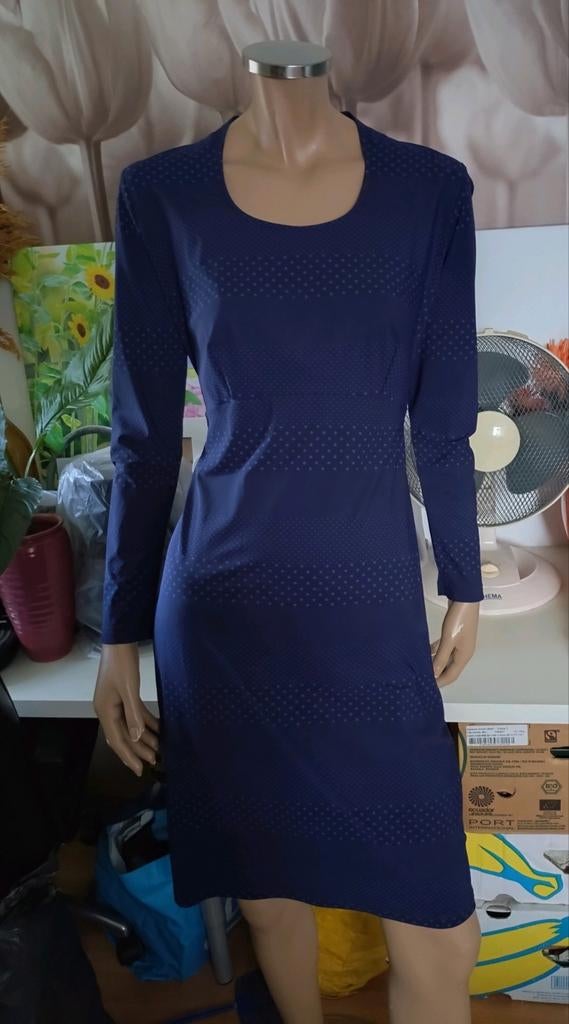Mooie donkerblauwe jurk  STUDIO Anneloes S / M, Studio Anneloes, Blauw, Ophalen of Verzenden, Zo goed als nieuw