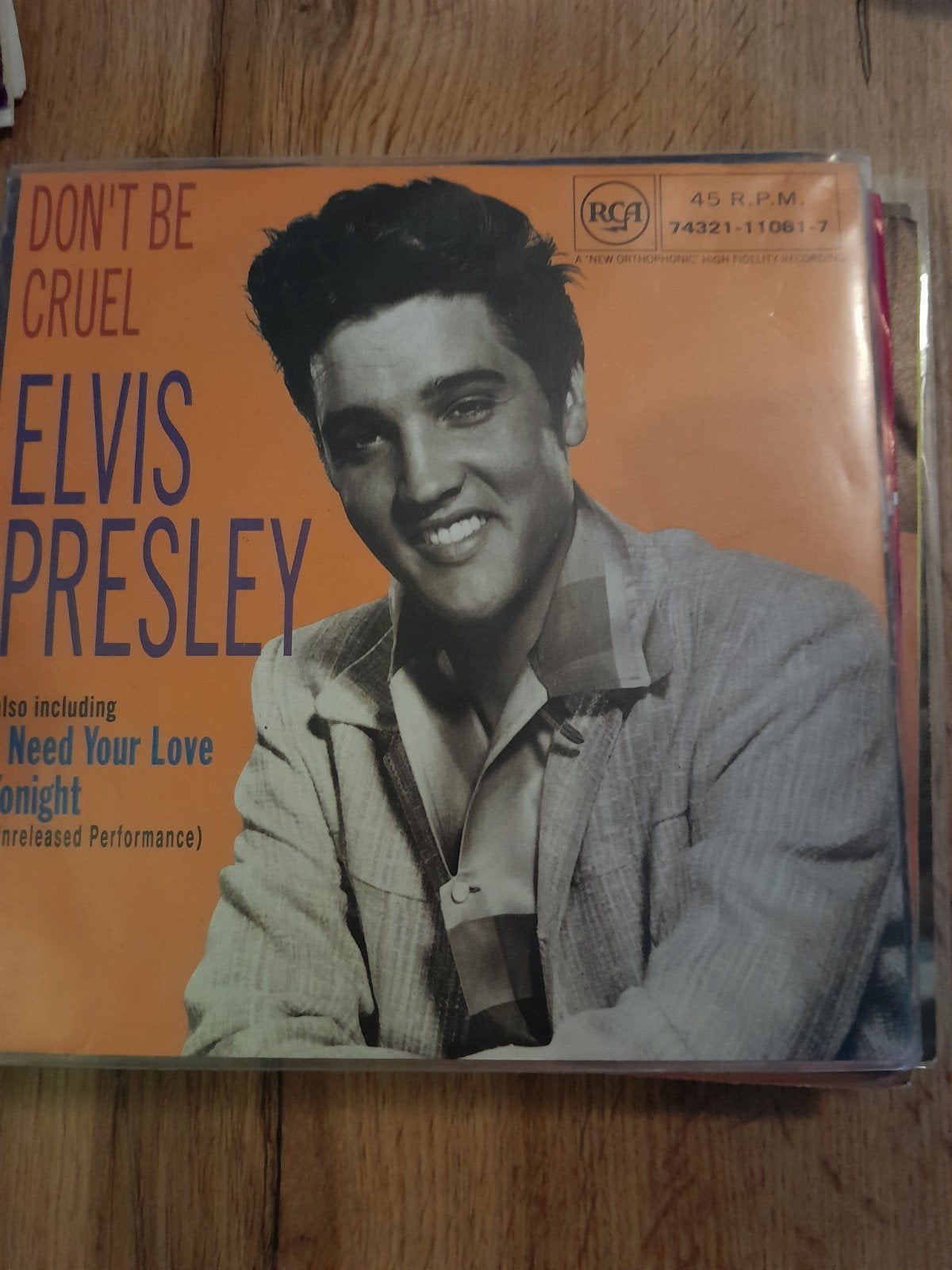elvis presley 7inch don,t be cruel, Ophalen of Verzenden, Zo goed als nieuw, Pop