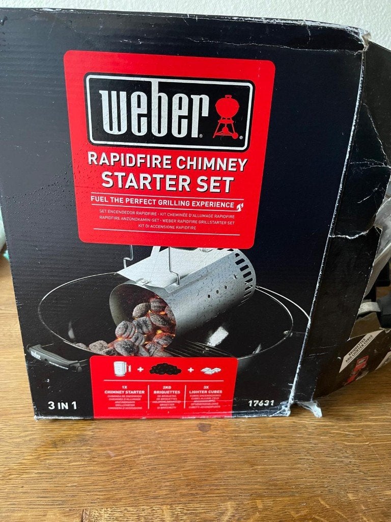 Weber BBQ starter, Ophalen of Verzenden, Nieuw