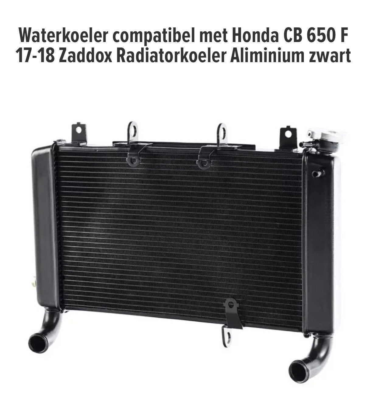 Nieuwe Radiator voor Honda CB650F - Zaddox Aluminium Zwart, Ophalen of Verzenden, Nieuw