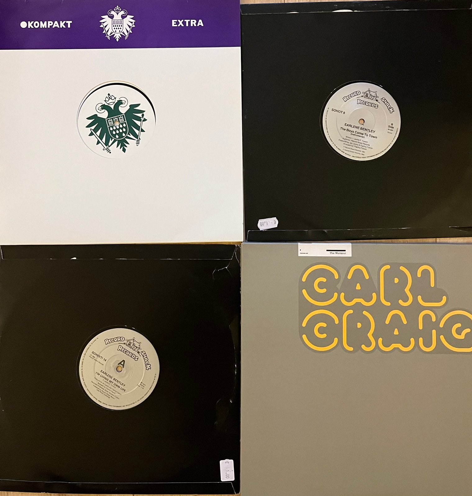 Partij zeldzame house en techno platen vinyl 12”, Ophalen of Verzenden, Gebruikt
