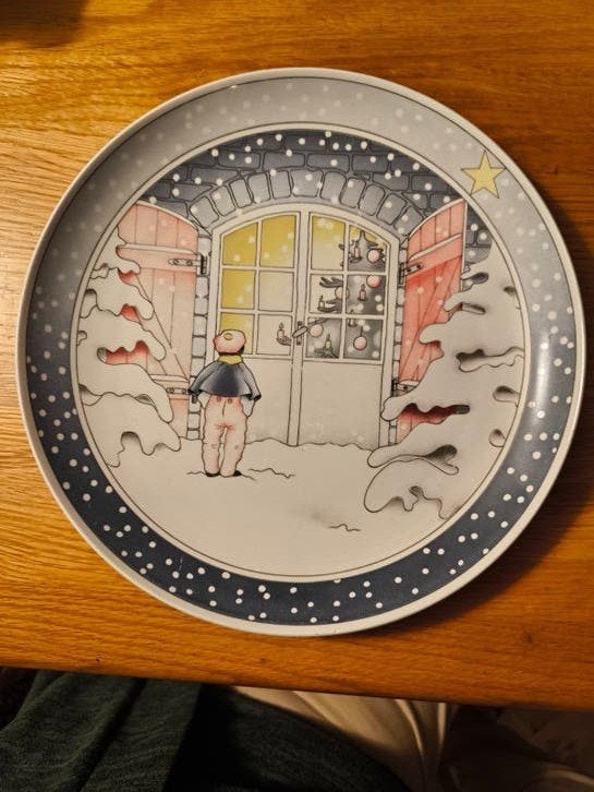 Villeroy en Boch wandbord kerstavond, Ophalen of Verzenden