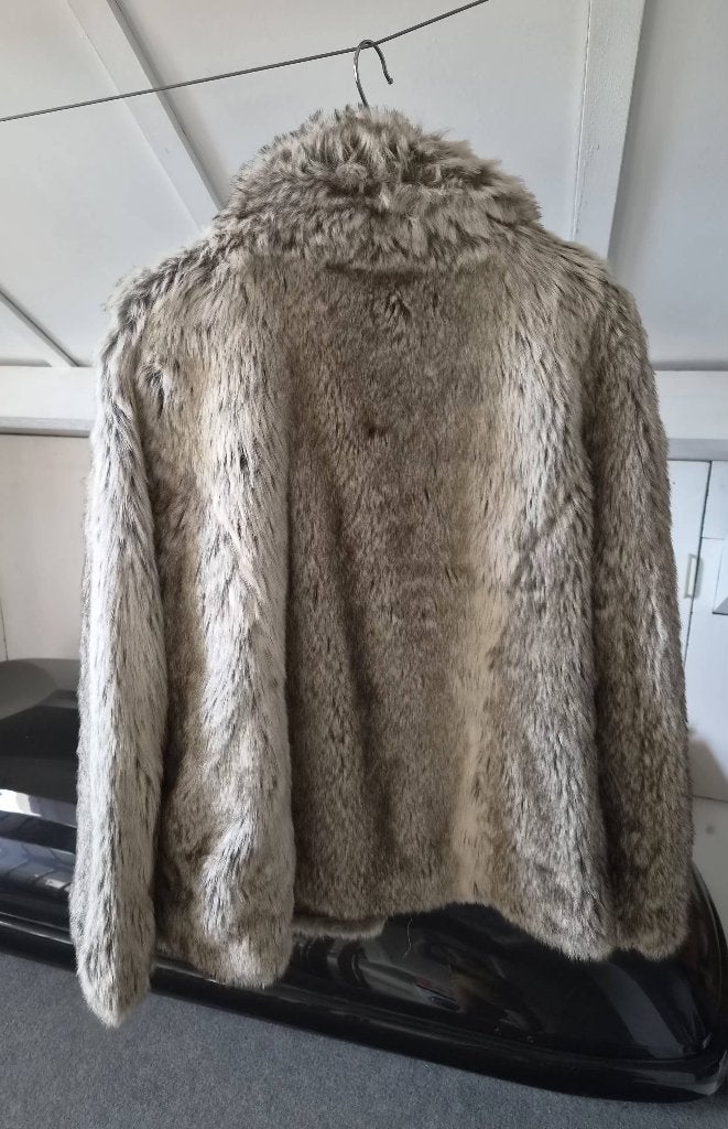 Bontjas (nep), Kleding | Dames, Jassen | Winter, Silver Creek, Maat 46/48 (XL) of groter, Ophalen of Verzenden, Zo goed als nieuw