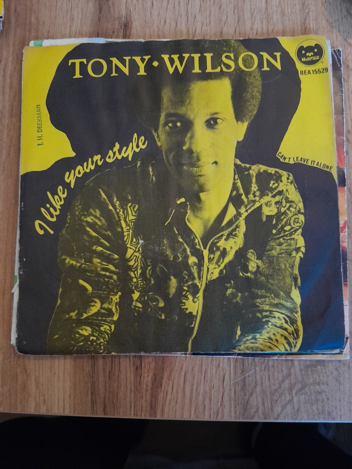tony wilson 7inch l like your style, Ophalen of Verzenden, Zo goed als nieuw, Pop