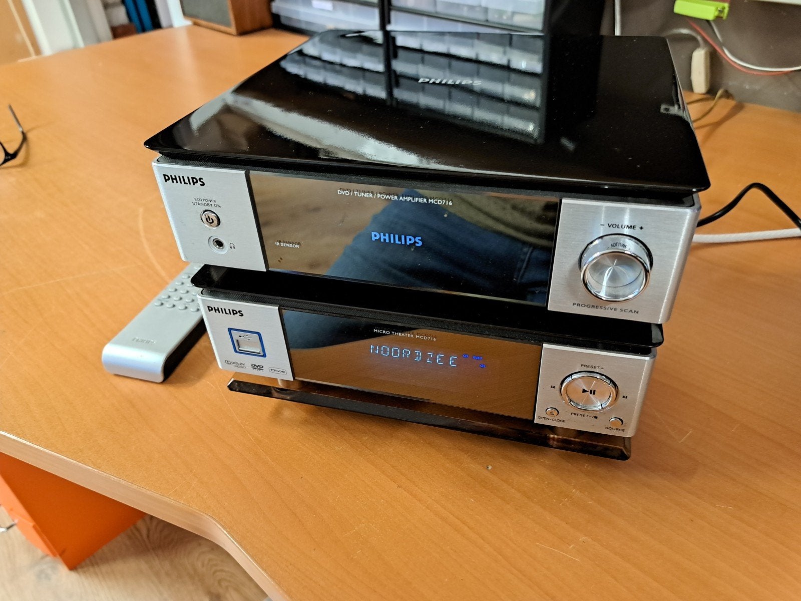 Philips MCD716 Micro Hifi Systeem met DVD-speler, Ophalen of Verzenden