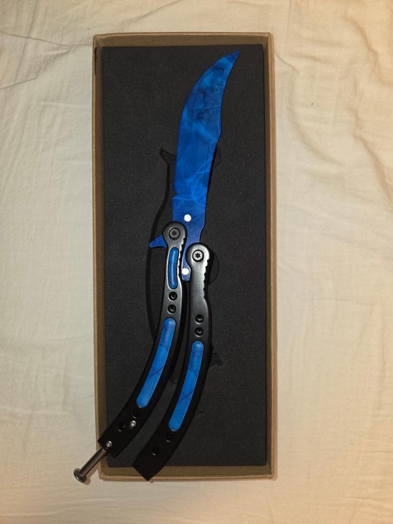 CSGO Butterfly Oefenmes - Collectors Item, Ophalen of Verzenden, Zo goed als nieuw