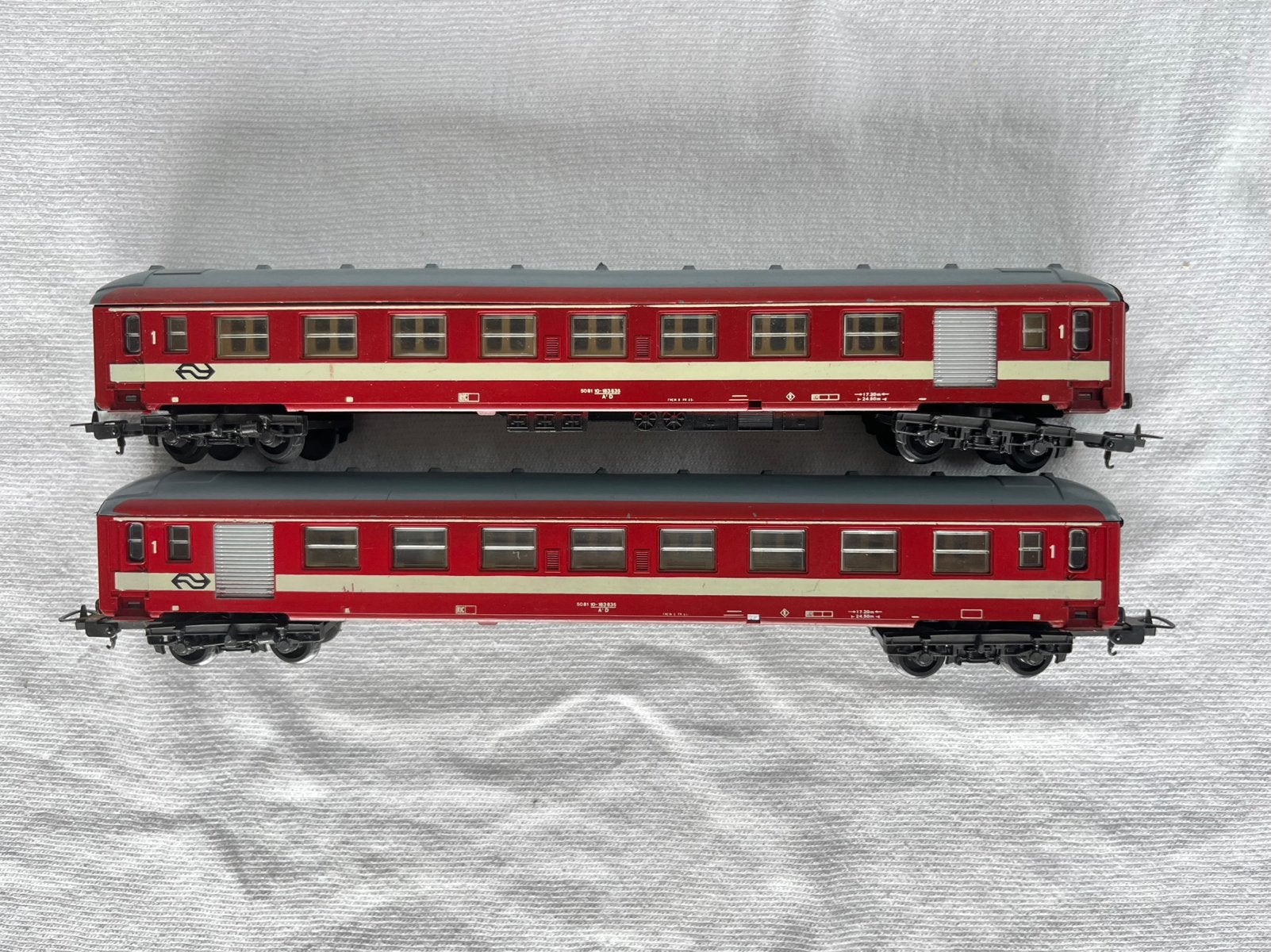 2x Lima SJ 1e klas/bagagerijtuigen H0, Gebruikt, Wagon, Ophalen of Verzenden, NS