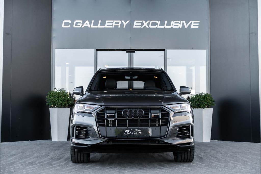 Audi Q7 55 TFSI e quattro Pro Line S - Panorama | Luchtverin, Gebruikt, Zwart, 2995 cc, Bedrijf