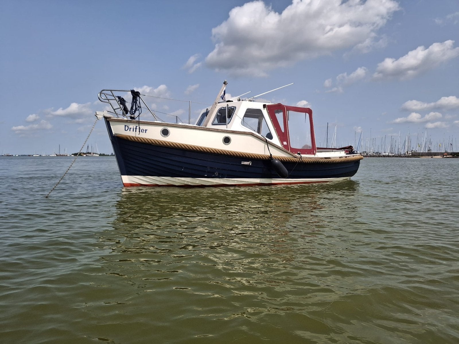 Te koop Sea Angler 23 Goed Onderhouden!, Watersport en Boten, Motorboten en Motorjachten, Gebruikt, Binnenboordmotor, Diesel, Polyester