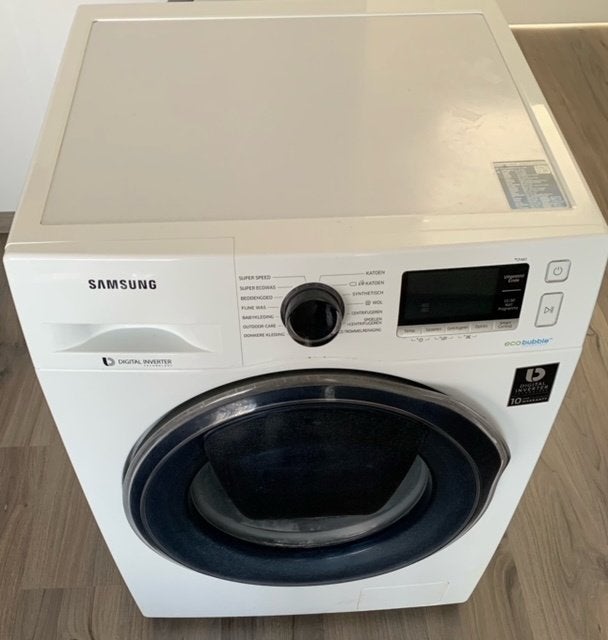 Samsung Wasmachine EcoBubble Digital Inverter, Ophalen, Zo goed als nieuw, Voorlader, Energieklasse A of zuiniger