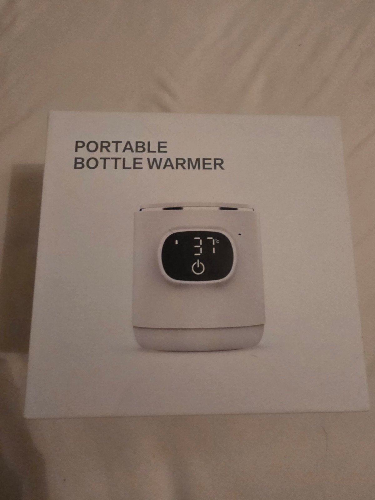 Draagbare flessenwarmer met temperatuurweergave, Ophalen of Verzenden, Zo goed als nieuw, Babyfles