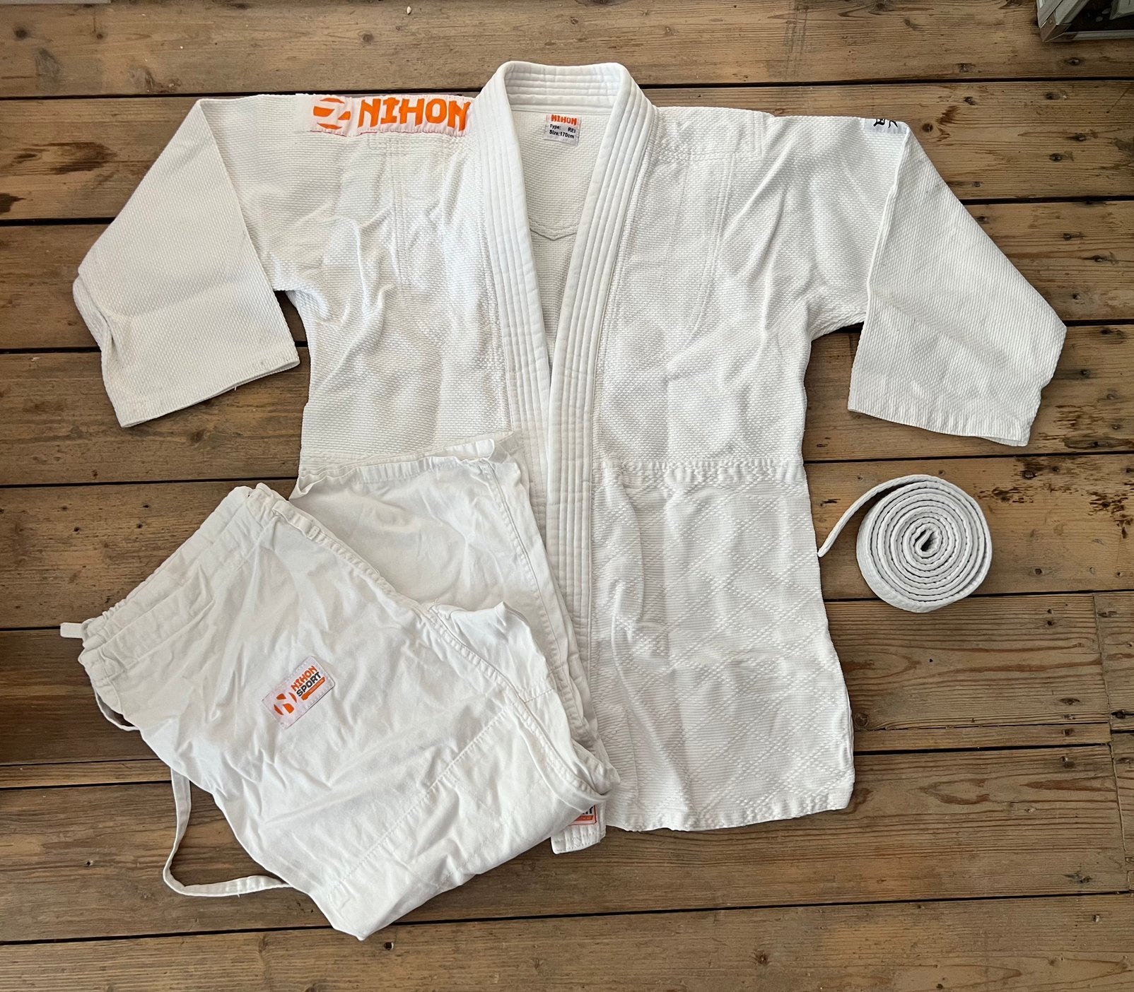 Judo pak Nihon sports 170cm, Maat XS of kleiner, Judo, Vechtsportpak, Ophalen of Verzenden