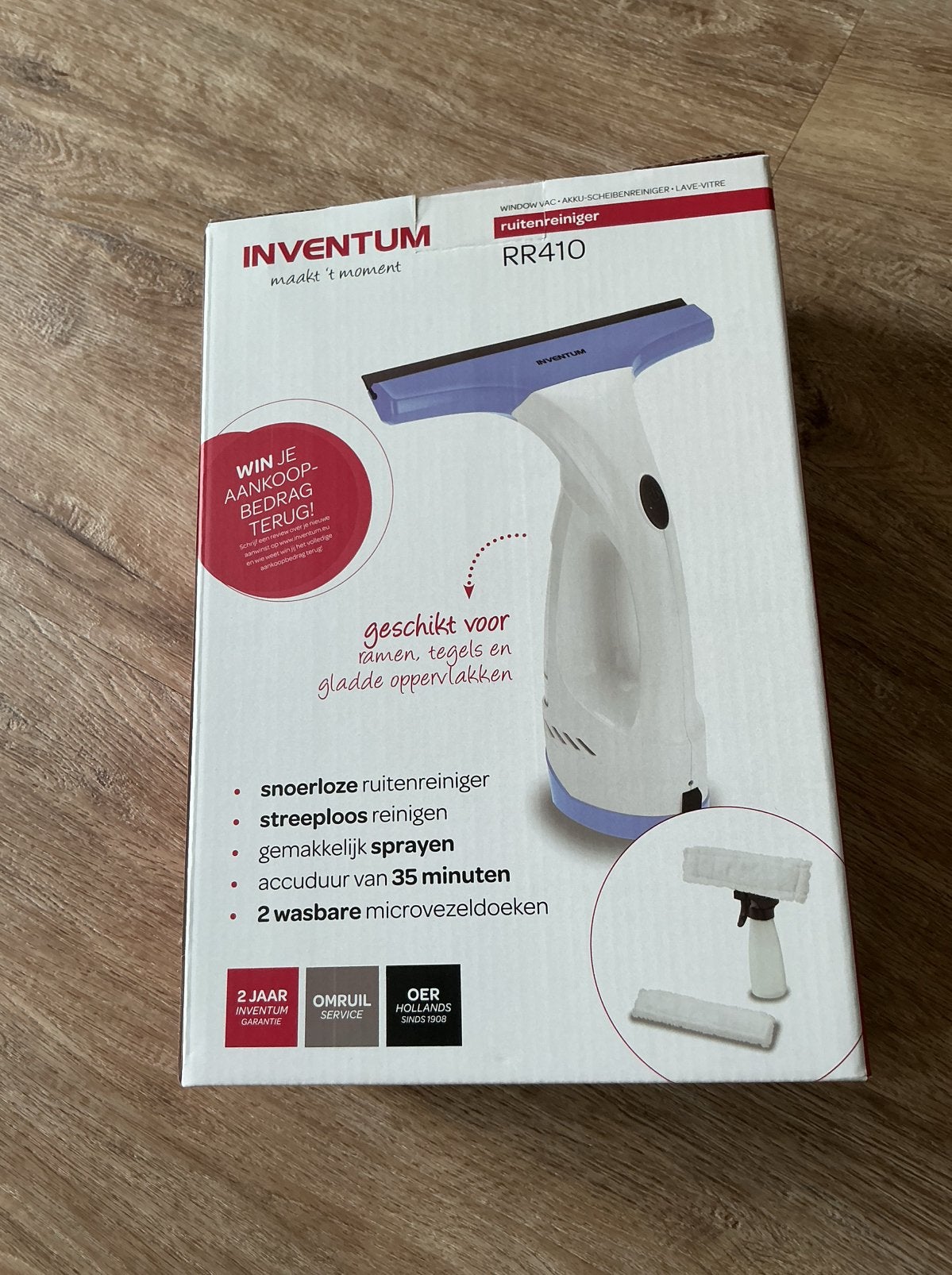 ruitenreiniger, Ophalen, Raamwisser of Trekker