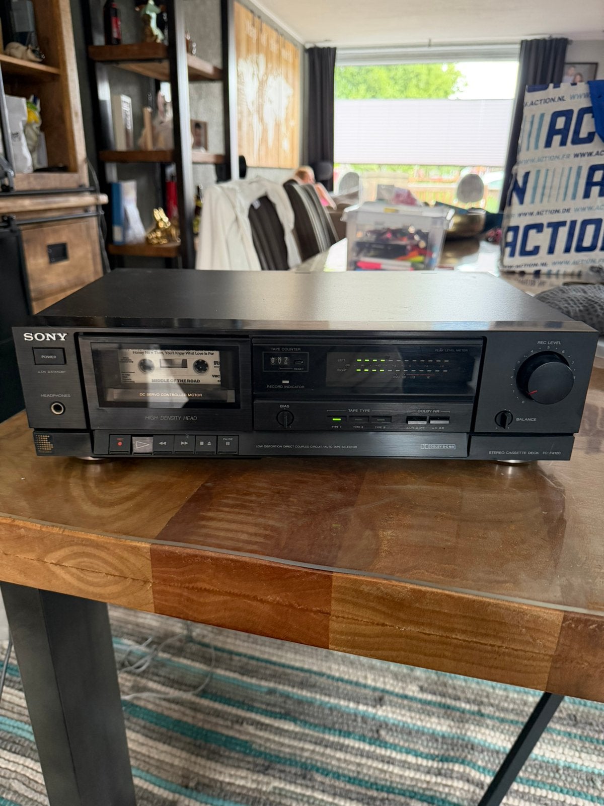 Sony cassettedeck TC-FX120, Audio, Tv en Foto, Cassettedecks, Ophalen of Verzenden, Sony