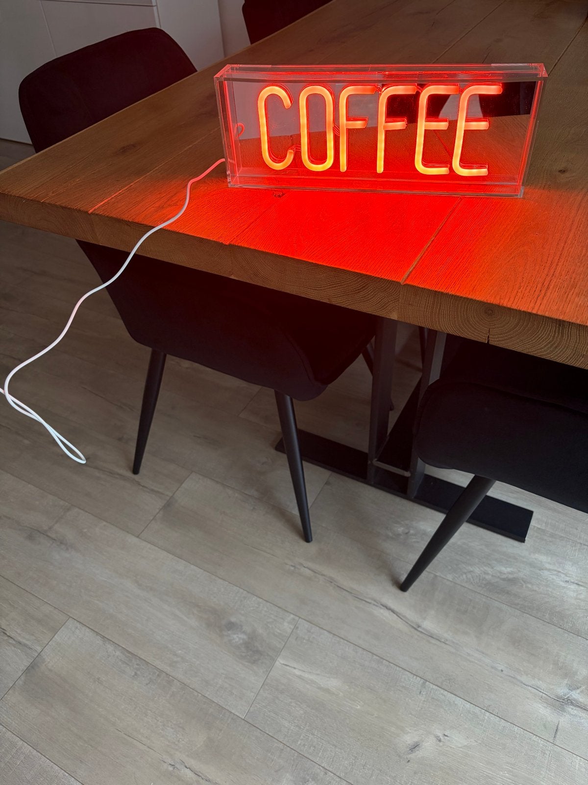 Neon COFFEE lamp - sfeervolle verlichting, Huis en Inrichting, Lampen | Overige, Zo goed als nieuw, Ophalen of Verzenden