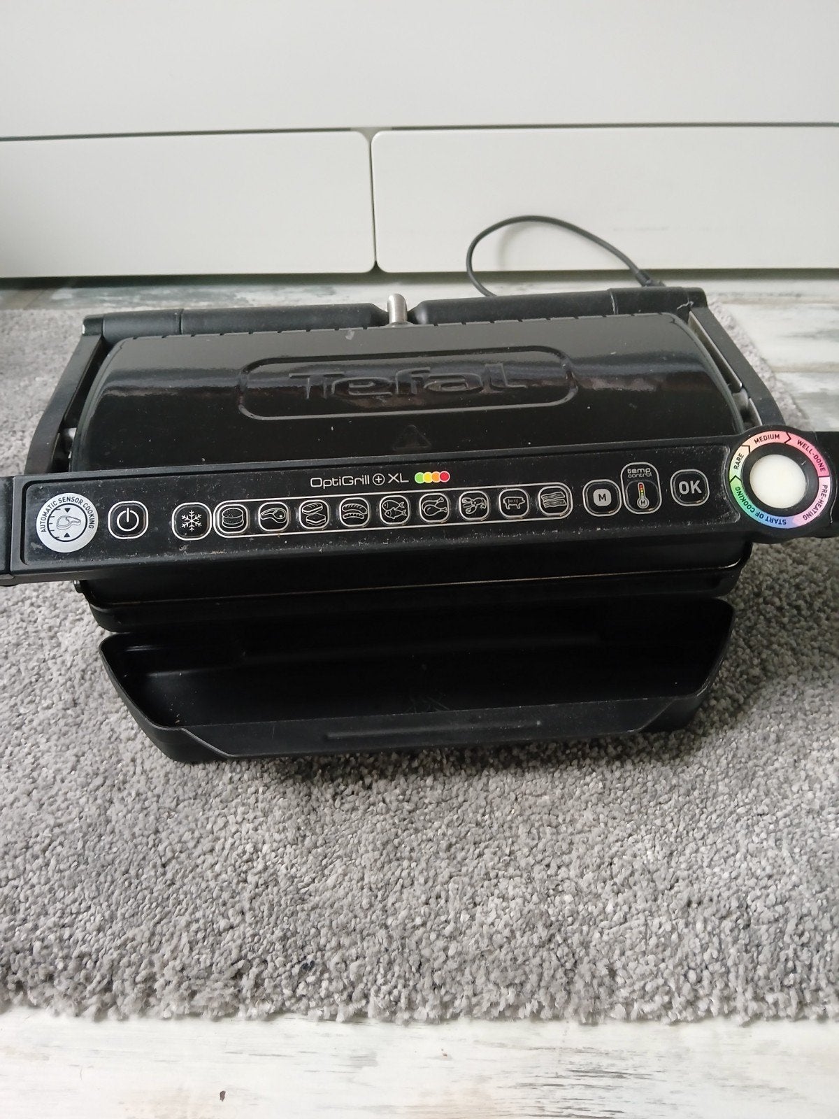 Tefal OptiGrill XL Contactgrill - Perfecte Grillresultaten, Witgoed en Apparatuur, Ophalen, Uitneembare platen, Gebruikt