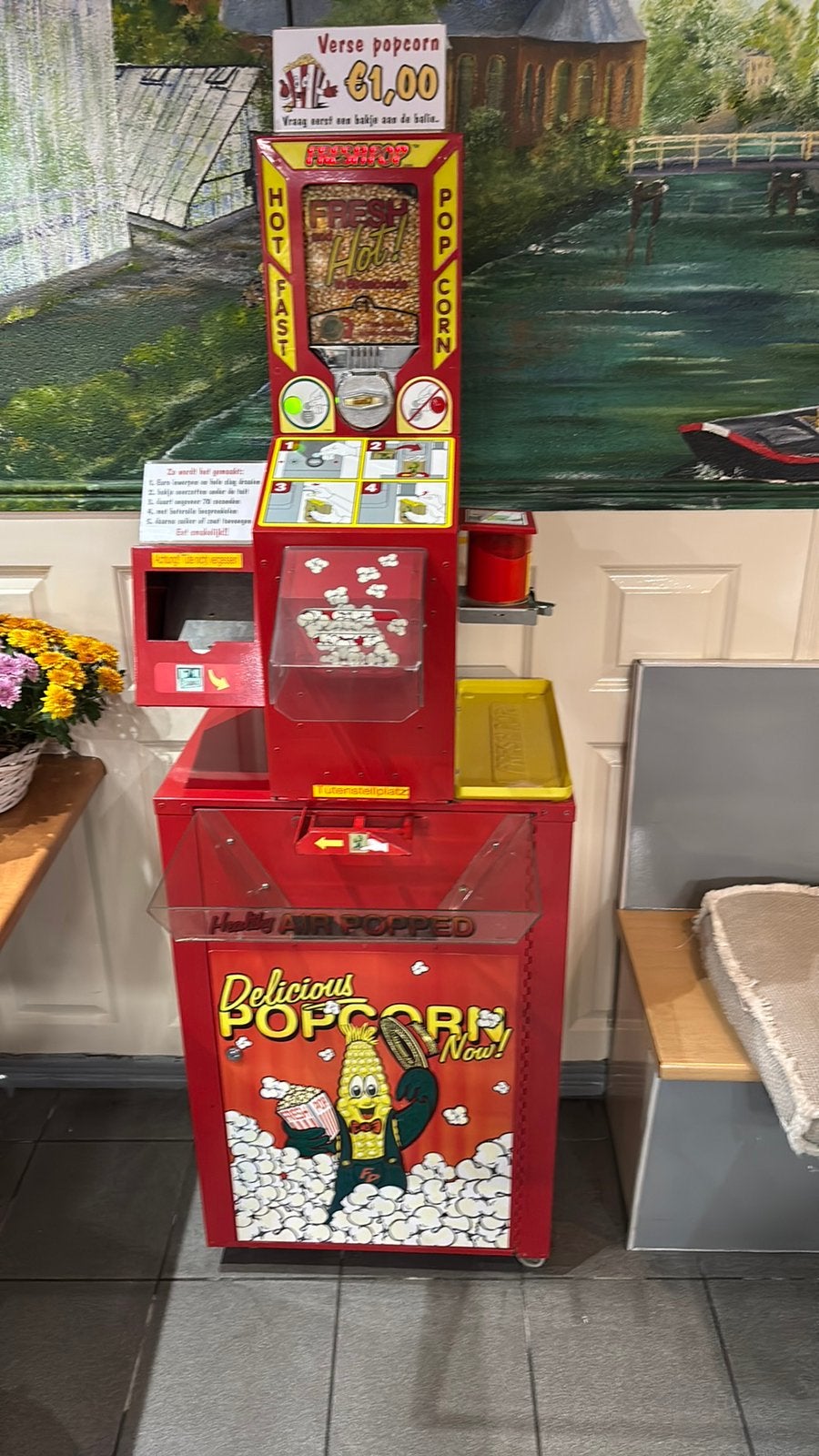 Retro Popcorn Machine, Verzamelen, Automaten | Overige, Gebruikt, Ophalen